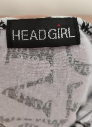Headgirl топ "газета" с длинными рукавами3 фото