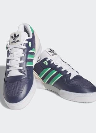 Кожаные кроссовки adidas rivalry low 42 размер, мужские