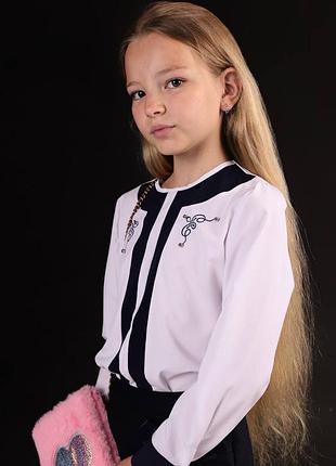 Школьная блуза для девочки 2