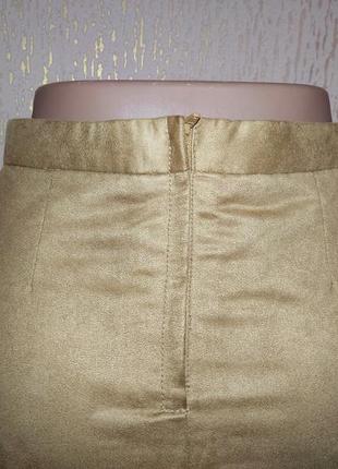 Женская юбка, замша, h&m, 40-42, xs-s6 фото