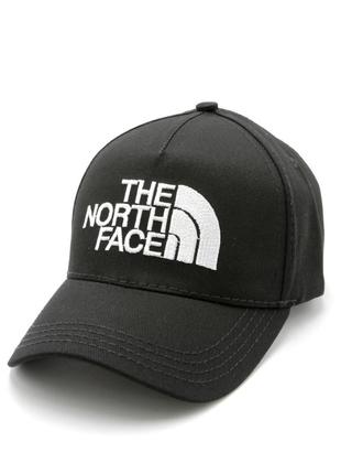 Бейс з логотипом the north face чорний, літня бейсболка (57-58 р.), кепка чоловіча/жіноча на літо