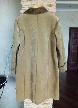 Женское пальто-дублёнка 52-54 размера4 фото
