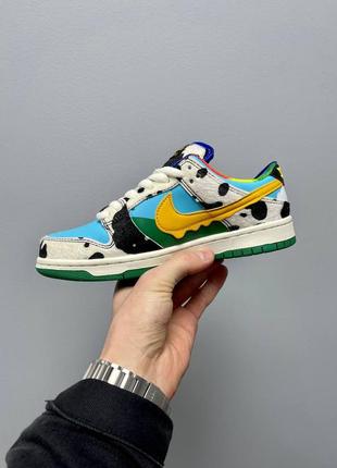 Жіночі кросівки найк nike sb dunk low x ben & jerry’s6 фото