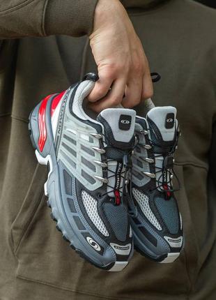 Мужские кроссовки salomon acs pro advanced lunar rock goji 40-41-42-43-44-451 фото