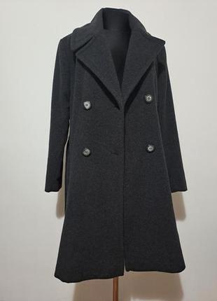 ,,100% натуральное шерсть кашемир пальто халат миди пояс база гардероба супер качество!2 фото