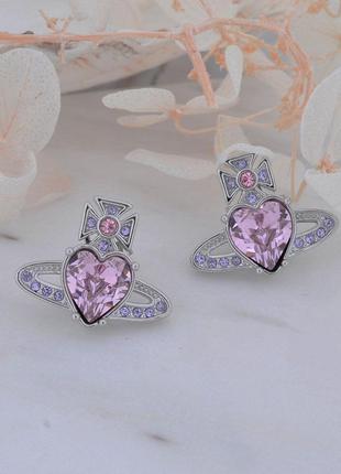 Сережки vivienne westwood кульчики вів'єн вествуд