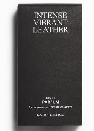 Мужской парфюм zara vibrant leather intense, 100 ml3 фото