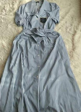 Плаття у смужку розмір 50