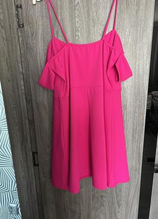 Платье розового цвета барби🥰3 фото