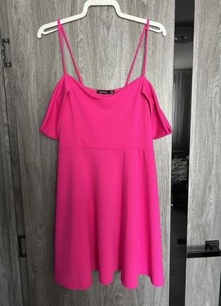 Платье розового цвета барби🥰1 фото