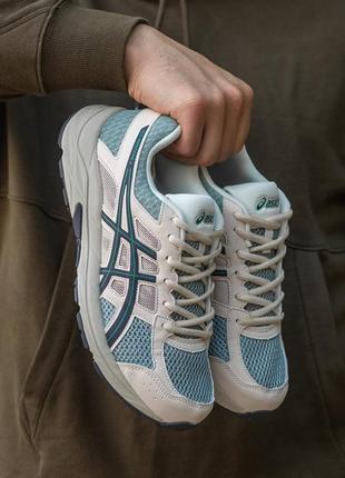 Мужские кроссовки asics gel connected 4 beige mint 40-41-42-43-44-45