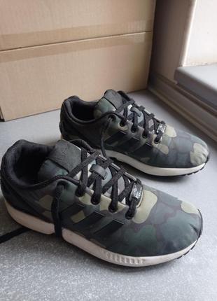 Кросівки adidas zx flux torsion military print