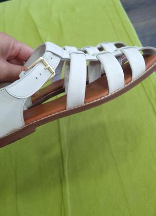 Кожаные босоножки сандалии zara 356 фото
