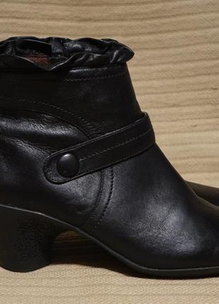 Изысканные черные кожаные полусапожки camper испания. 41 р.( 26,5 см.)6 фото