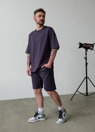 Чоловічий комплект / якісний комплект футболка + шорти на літо1 фото