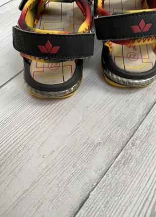 Босоножки, сандали lico с подсветкой на 4-5 лет размер 27 по стельке 17 см10 фото