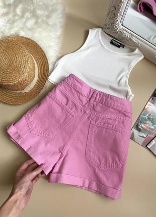 Женские шорты розовые6 фото