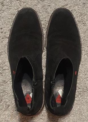 Оригинал.швейцарские,замшевые ботинки-сапоги премиум-класса strellson
