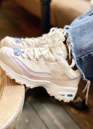 Неперевершені комфортні утеплені кросівки skechers /сша/7 фото