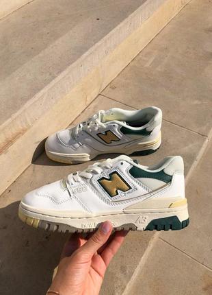 Мужские кроссовки new balance 550 aime leon dore natural green