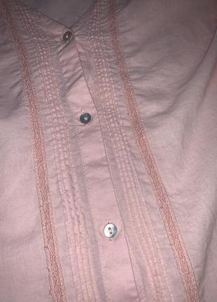 Блуза рожква на пуговках нова zara m-l7 фото