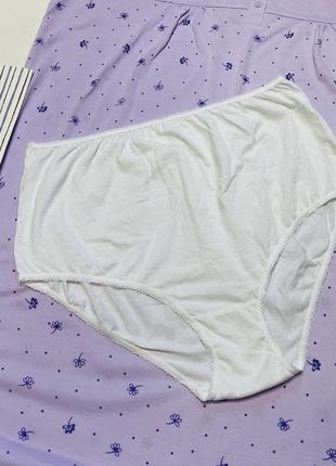 Коттоновые белые трусики от бренда pretty secrets, размер 54-56 🌷