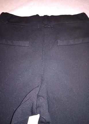Лосины узкие брюки для школы 7-8 лет6 фото