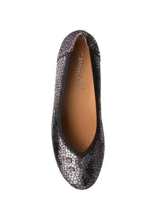 Шкіряні жіночі туфлі на невисоких підборах caprice comfort 🇩🇪 37-38 розмір6 фото