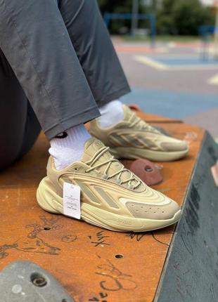 Мужские кроссовки adidas ozelia бежевые/мужские кроссовки бежевые