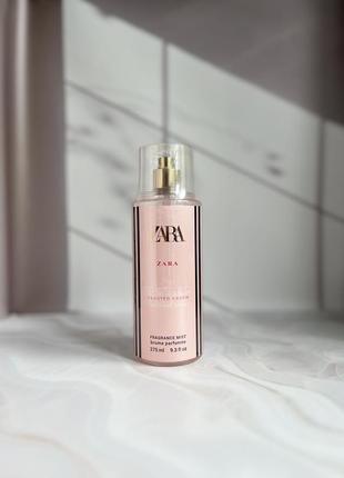 Парфумований спрей для тіла zara frosted cream exclusive euro 275 мл