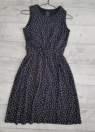 Базовое платье в горох 3