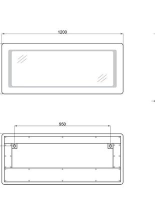 Дзеркало qtap leo qt117814276080w 120х50 см з led-підсвічуванням6 фото