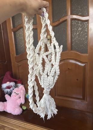 Макраме подставка органайзер