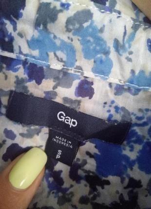 Gap фирменная легкая рубашка размер с4 фото