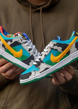 Мужские кроссовки nike sb dunk low ben & jerry's chunky dunky 40-41-42-43-44-459 фото