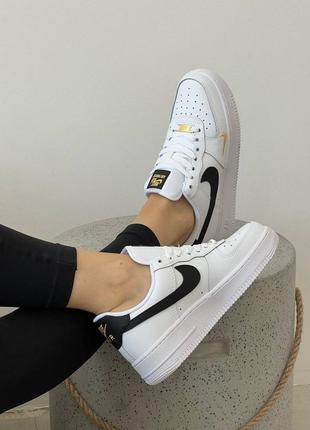 Кроссовки nike air force gold swoosh2 фото