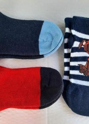 Носки низкие eur 23-26  набор 3 пары
