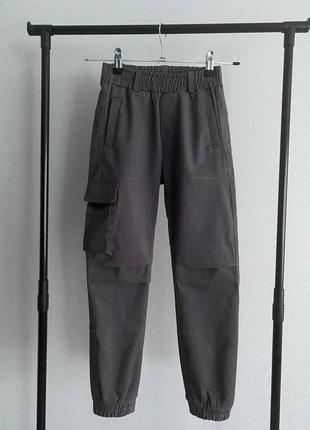 Стильні штани карго для хлопців 140-164 см