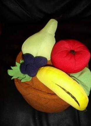 Карнавальні шапки, шапочки, маски фрукти, ікея німеччина.1 фото