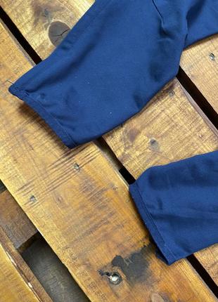 Мужские спортивные штаны (брюки) adidas (адидас с-мрр идеал оригинал сине-белые)5 фото