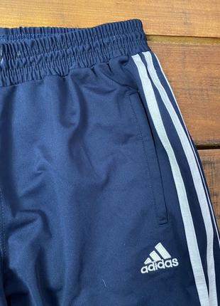Мужские спортивные штаны (брюки) adidas (адидас с-мрр идеал оригинал сине-белые)4 фото