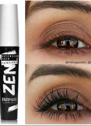 Туш для вій zen , farmasi, туреччина3 фото