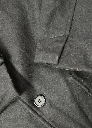 Мужское пальто topman (топмэн мрр идеал оригинал черное)6 фото