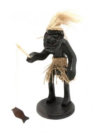 Папуас "рыбак" дерево (16*15*7 см)