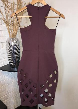 Фиолетовое платье из боди2 фото