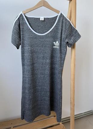 Плаття adidas спортивне плаття адідас сіре коротке плаття міні