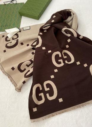 Шарф gg в стиле gucci
