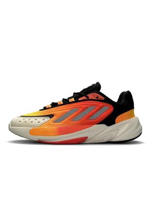 Мужские кроссовки adidas ozelia originals black orange 
/ адидас озеля оригиналс черные оранжевые / 41-45