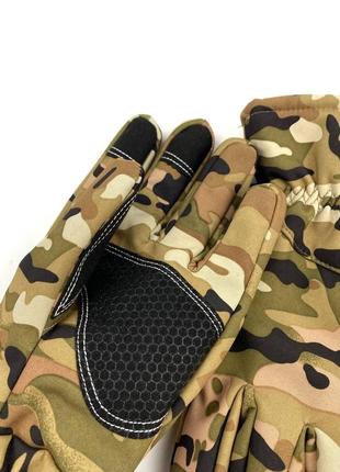 Армейские теплые перчатки всу тактические полнопалые . зимние водонепроницаемые рукавицы. размер : m4 фото