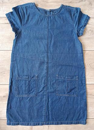 Джинсовый сарафан для девочки pepperts 140 см 9/10 лет